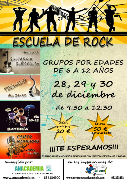 ESCUELA DE ROCK